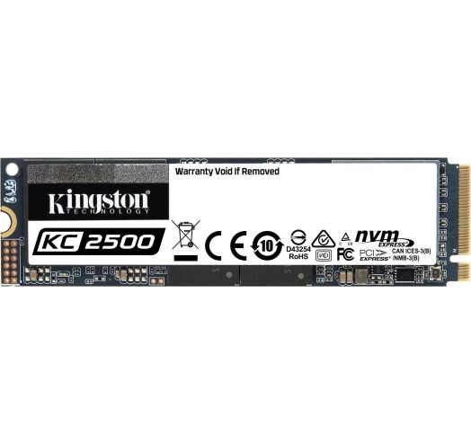 Накопичувач SSD NVMe M.2 250GB Kingston KC2500 (SKC2500M8\/250G) - зображення 1