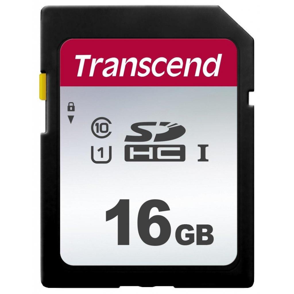 Secure Digital card 16 Gb Transcend 300S SDHC class10 - зображення 2
