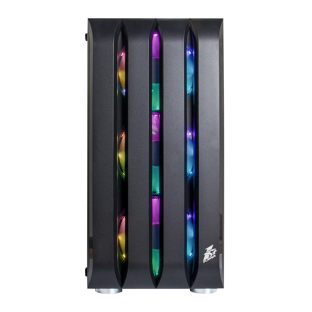 Корпус 1stPlayer B2-4R1 Color LED Black - зображення 3