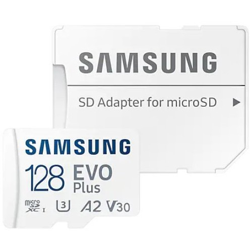 MicroSDXC 128 Gb Samsung EVO Plus UHS-I, U3, V30, A2 - зображення 1
