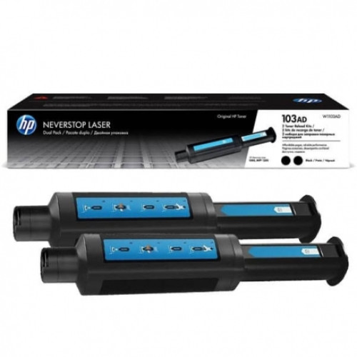 Тонер-картридж HP Neverstop 103AD Toner Reload Kit 2-Pack, 2x 2500 арк. - зображення 1