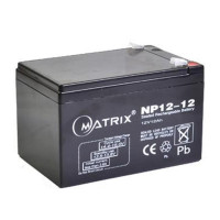 Акумуляторна батарея Matrix 12V  12Ah (NP12_12)