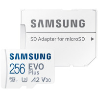 MicroSDXC 256 Gb Samsung EVO Plus UHS-I, U3, V30, A2