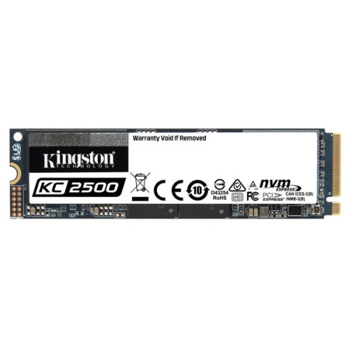 Накопичувач SSD NVMe M.2 2000GB Kingston KC2500 (SKC2500M8\/2000G) - зображення 1