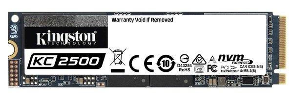 Накопичувач SSD NVMe M.2 2000GB Kingston KC2500 (SKC2500M8\/2000G) - зображення 1