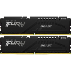 Пам'ять DDR5 RAM_32Gb (2x16Gb) 6000Mhz Kingston Fury Beast Black (KF560C40BBK2-32) - зображення 1