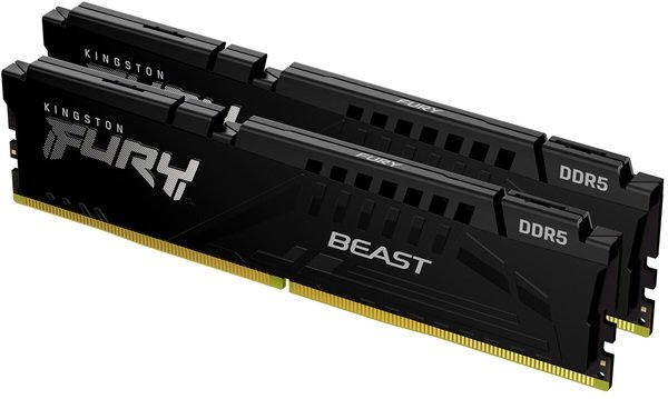 Пам'ять DDR5 RAM_32Gb (2x16Gb) 6000Mhz Kingston Fury Beast Black (KF560C40BBK2-32) - зображення 3