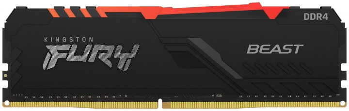Пам'ять DDR4 RAM_16Gb (1x16Gb) 3600Mhz Kingston Fury Beast RGB (KF436C18BBA\/16) - зображення 1