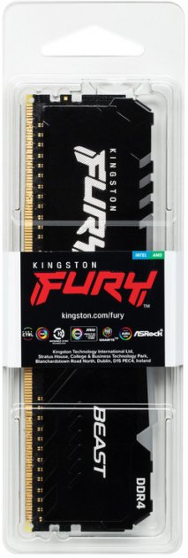 Пам'ять DDR4 RAM_16Gb (1x16Gb) 3600Mhz Kingston Fury Beast RGB (KF436C18BBA\/16) - зображення 3