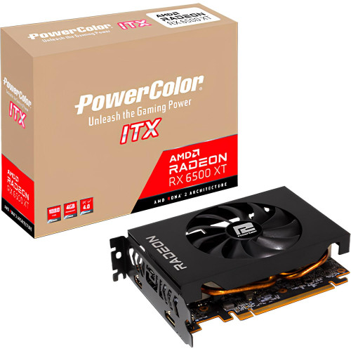 Відеокарта ATI Radeon RX 6500 XT 4 Gb GDDR6 PowerColor ITX (AXRX 6500XT 4GBD6-DH) - зображення 5