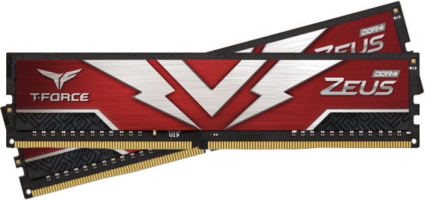 Пам'ять DDR4 RAM_16Gb (2x8Gb) 3000Mhz Team T-Force Zeus Red (TTZD416G3000HC16CDC01) - зображення 2