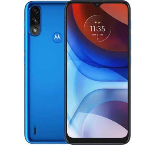 Смартфон Motorola E7 Power 4\/64GB Tahiti Blue - зображення 1