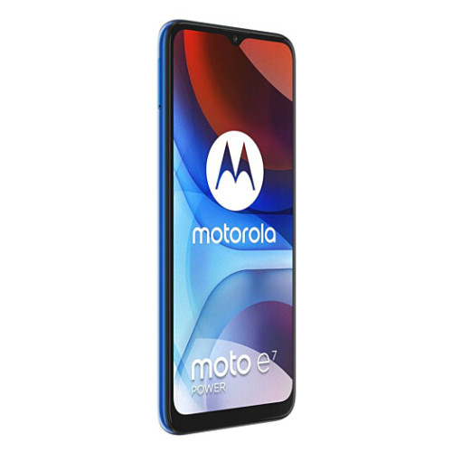 Смартфон Motorola E7 Power 4\/64GB Tahiti Blue - зображення 2