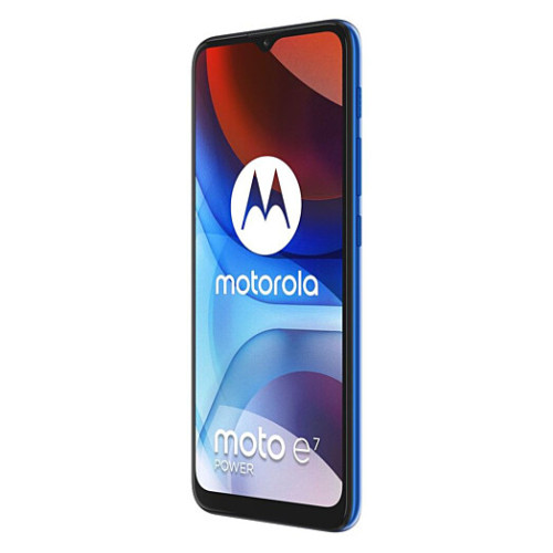Смартфон Motorola E7 Power 4\/64GB Tahiti Blue - зображення 3