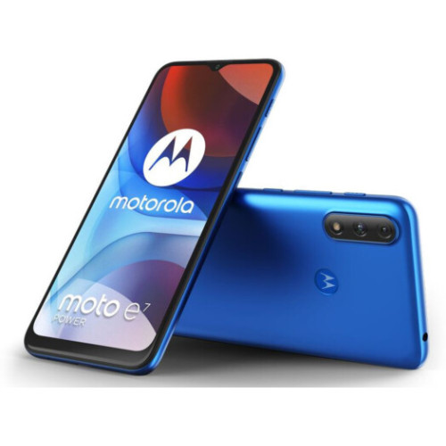 Смартфон Motorola E7 Power 4\/64GB Tahiti Blue - зображення 8