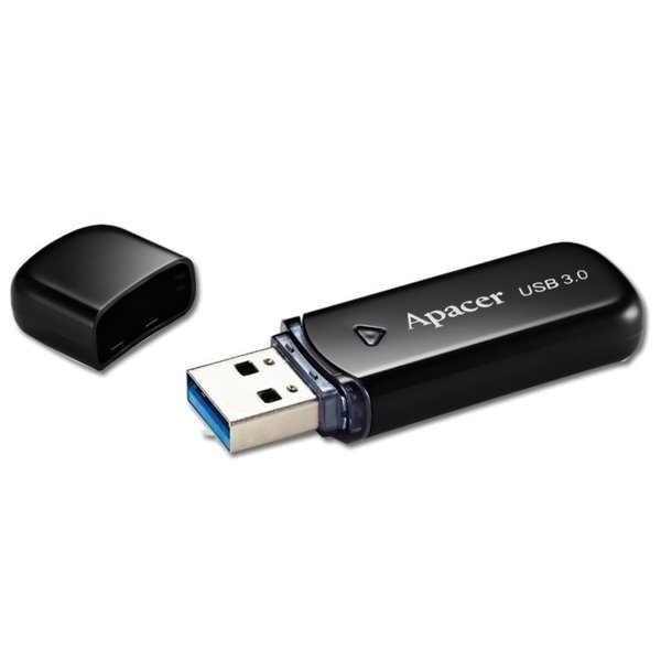 Флеш пам'ять USB 64 Gb Apacer AH355 Black - зображення 2