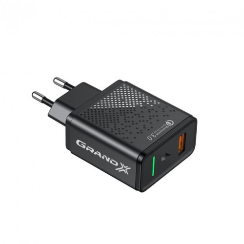 Зарядний пристрій Grand-X Fast Charge 3-в-1 QC3.0, FCP, AFC, 18W CH-650 - зображення 2