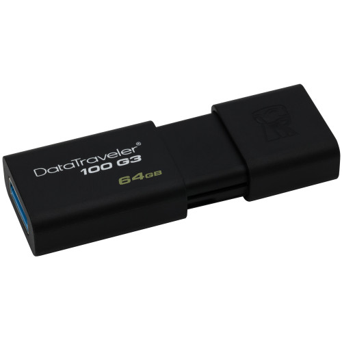 Флеш пам'ять USB 64 Gb Kingston DT 100 G3 USB3.0 - зображення 2