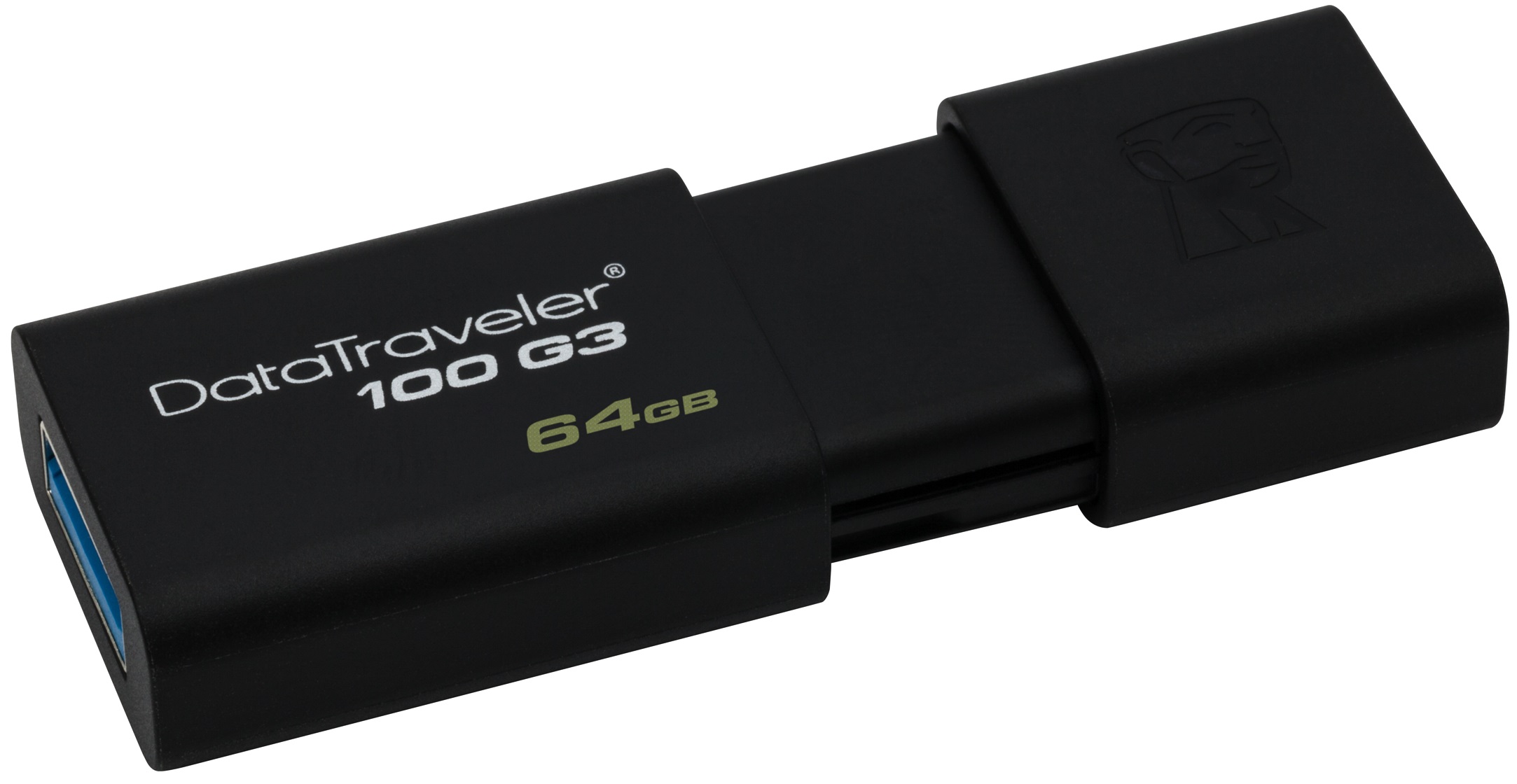 Флеш пам'ять USB 64 Gb Kingston DT 100 G3 USB3.0 - зображення 2