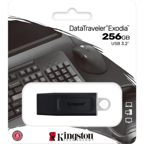 Флеш пам'ять USB 256 Gb Kingston DataTraveler Exodia White USB3.2 - зображення 5