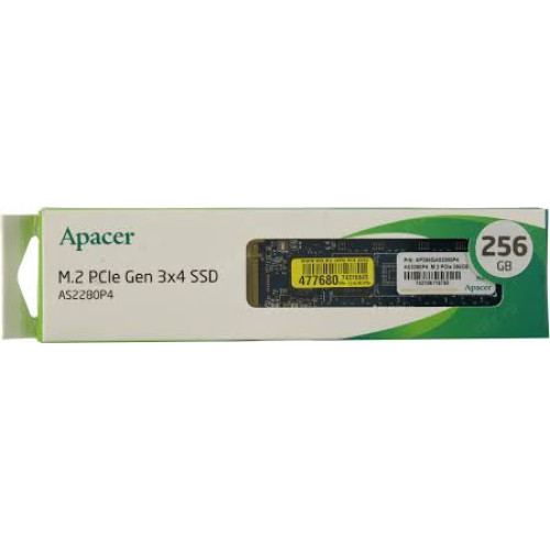 Накопичувач SSD NVMe M.2 256GB Apacer AS2280P4 (AP256GAS2280P4-1) - зображення 3