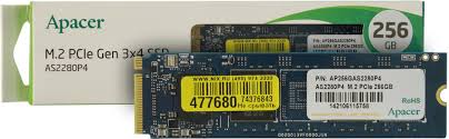 Накопичувач SSD NVMe M.2 256GB Apacer AS2280P4 (AP256GAS2280P4-1) - зображення 4