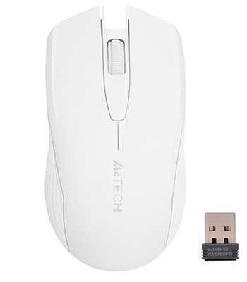 Мишка A4 Tech G3-760N White - зображення 1