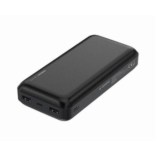 Батарея POWER BANK Gembird PB20-01 20000 mAH - зображення 2