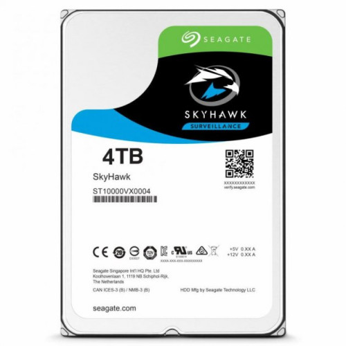 Жорсткий диск HDD 4000Gb Seagate ST4000VX013 SkyHawk Surveillance - зображення 1