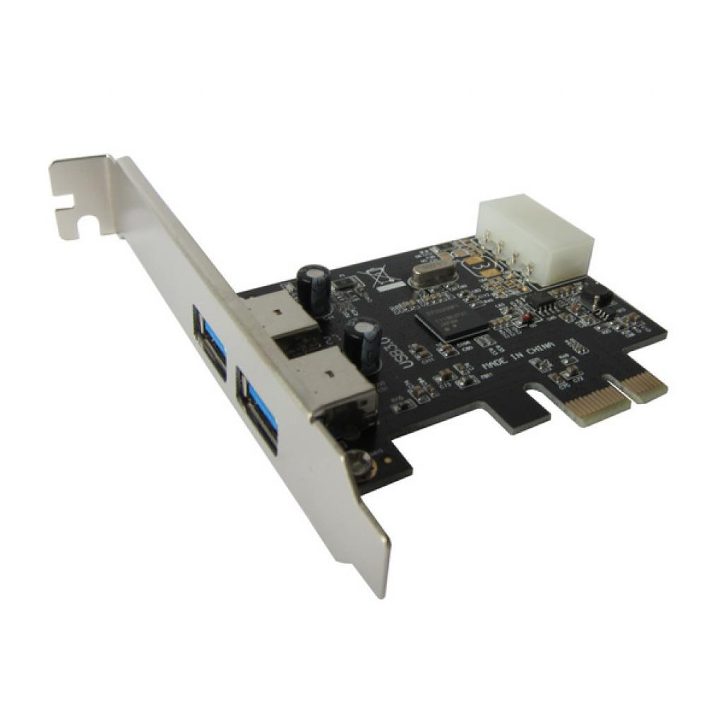Контролер PCI-Ex1 to 2x USB 3.0  Dynamode (USB30-PCIE-2) - зображення 2