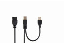 Кабель USB Cable 0.9 м 2xAM-AF подовжувач Cablexpert - зображення 3