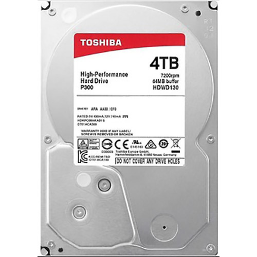 Жорсткий диск HDD 4000Gb TOSHIBA P300 HDWD240UZSVA - зображення 2
