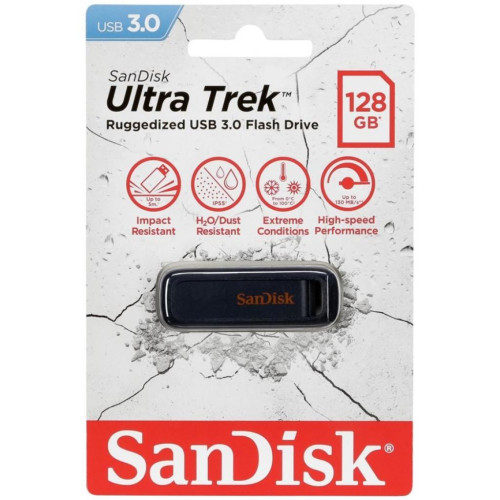 Флеш пам'ять USB 128Gb SanDisk Ultra Trek USB 3.0 - зображення 6