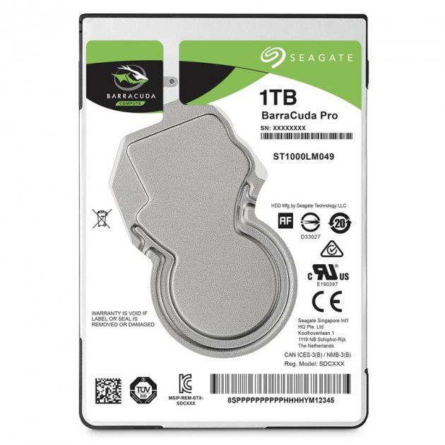 Жорсткий диск HDD Seagate 2.5 1TB ST1000LM049 - зображення 1