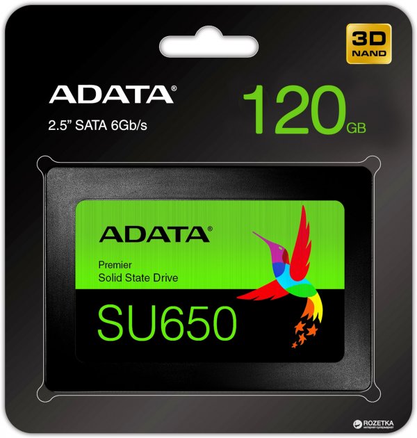 Накопичувач SSD 120GB ADATA Ultimate SU650 (ASU650SS-120GT-R) - зображення 3