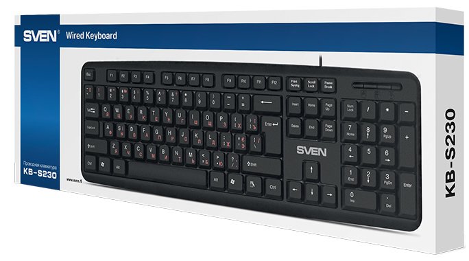 Клавіатура SVEN KB-S230 - зображення 4