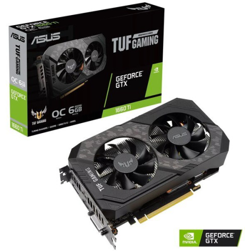 Відеокарта GeForce GTX1660 Ti 6 Gb GDDR6 ASUS (TUF-GTX1660TI-O6G-EVO-GAMING) - зображення 7