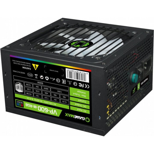 БЖ GAMEMAX 600Вт VP-600-M-RGB - зображення 6