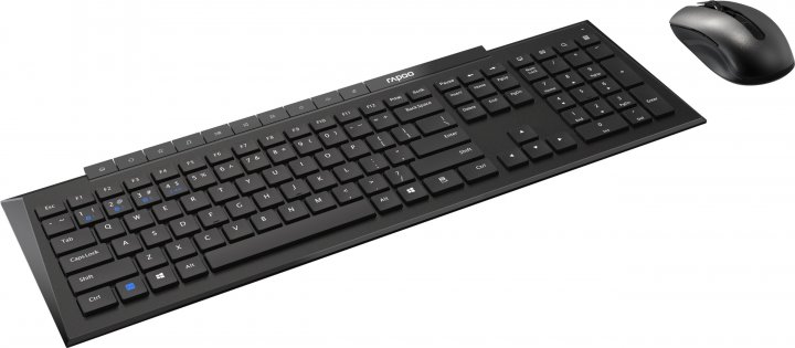 Клавіатура+мишка Rapoo 8210M Black - зображення 3