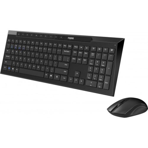 Клавіатура+мишка Rapoo 8210M Black - зображення 4