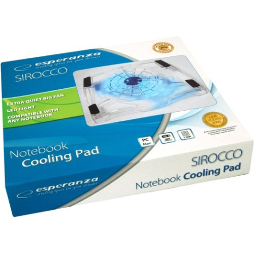 Підставка охолоджуюча для ноутбука Esperanza Sirocco Notebook Cooling Pad EA105 - зображення 4