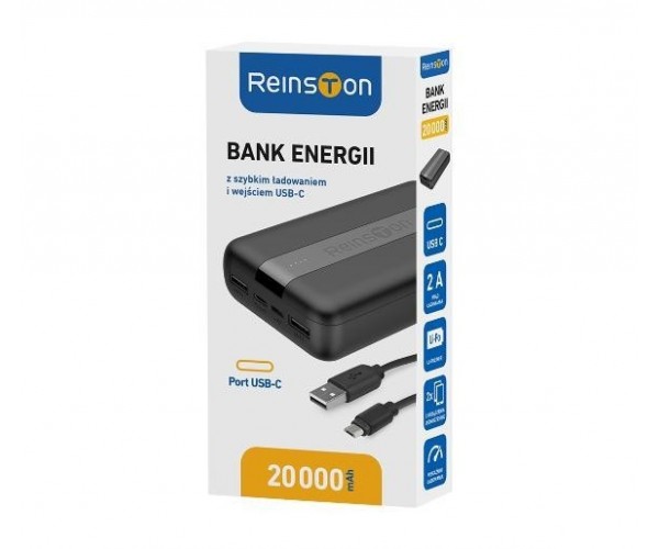 Батарея POWER BANK Reinston 20000 mAH EPB027 - зображення 4
