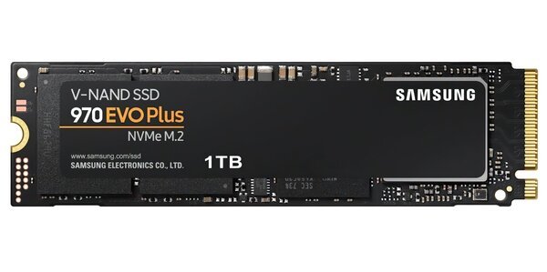 Накопичувач SSD NVMe M.2 1000GB Samsung 970 EVO Plus (MZ-V7S1T0BW) - зображення 1
