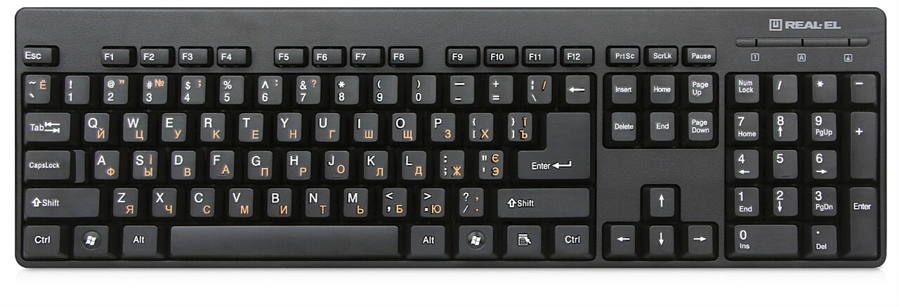 Клавіатура+опт.мишка Real-El Standard 503 Kit USB - зображення 2