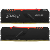 Пам'ять DDR4 RAM_32Gb (2x16Gb) 3600Mhz Kingston Fury Beast RGB (KF436C18BBAK2/32)