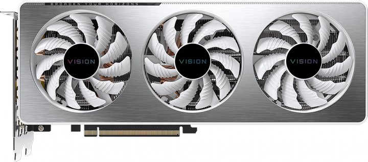 Відеокарта GeForce RTX 3060 Ti 8 GDDR6 Gigabyte VISION OC (GV-N306TVISION OC-8GD 2.0) - зображення 1