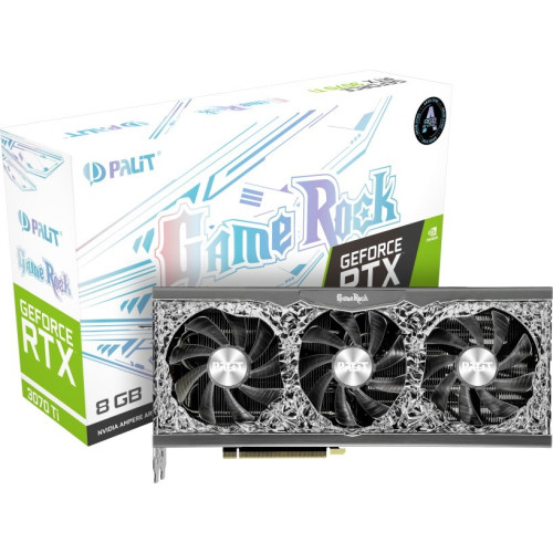 Відеокарта GeForce RTX 3070 Ti 8GB GDDR6X PALIT GameRock (NED307T019P2-1047G) - зображення 7