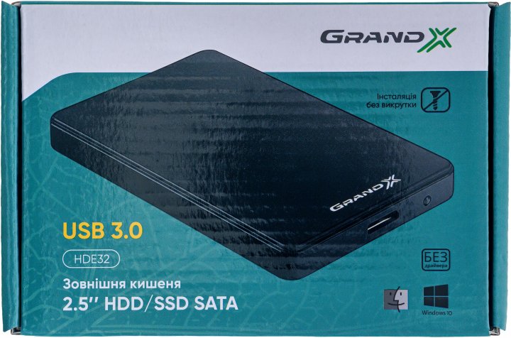 USB Mobile Rack Grand-X HDE32 - зображення 4