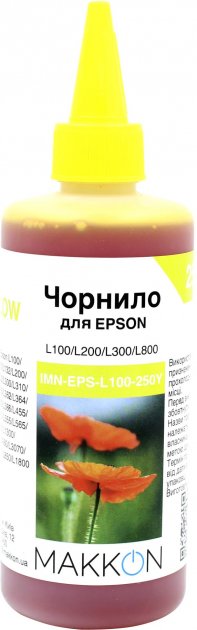 Чорнило Makkon для EPSON L100\/L200\/L300\/L800 - зображення 1