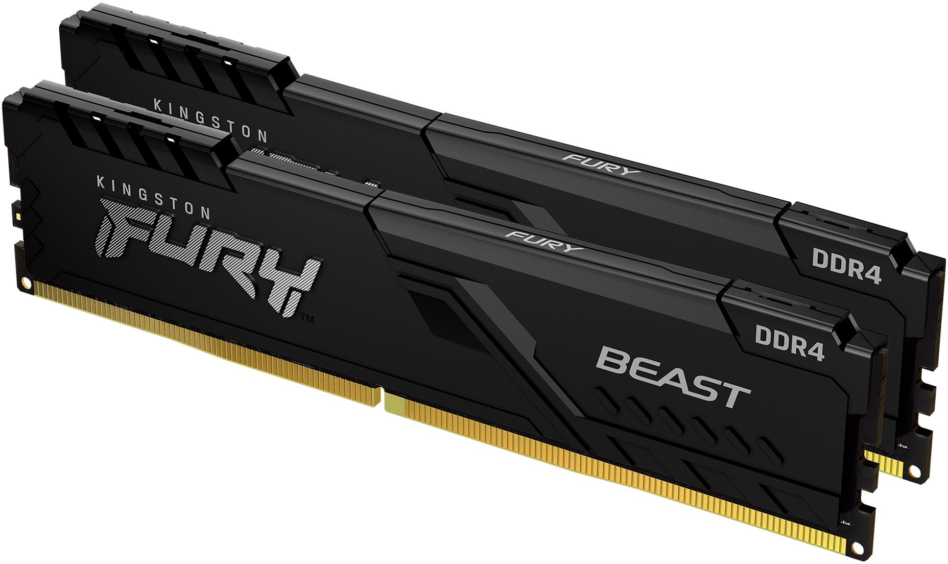 Пам'ять DDR4 RAM_32Gb (2x16Gb) 2666Mhz Kingston Fury Beast Black (KF426C16BBK2\/32) - зображення 1